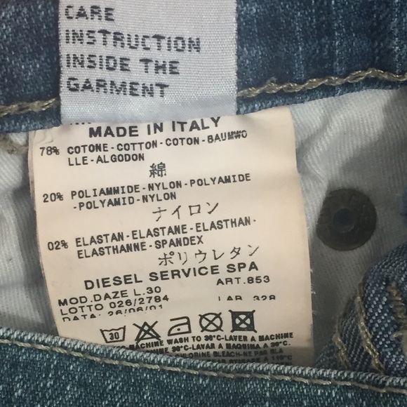 Diesel Boot Cut Size 28 - Picture 5 of 6